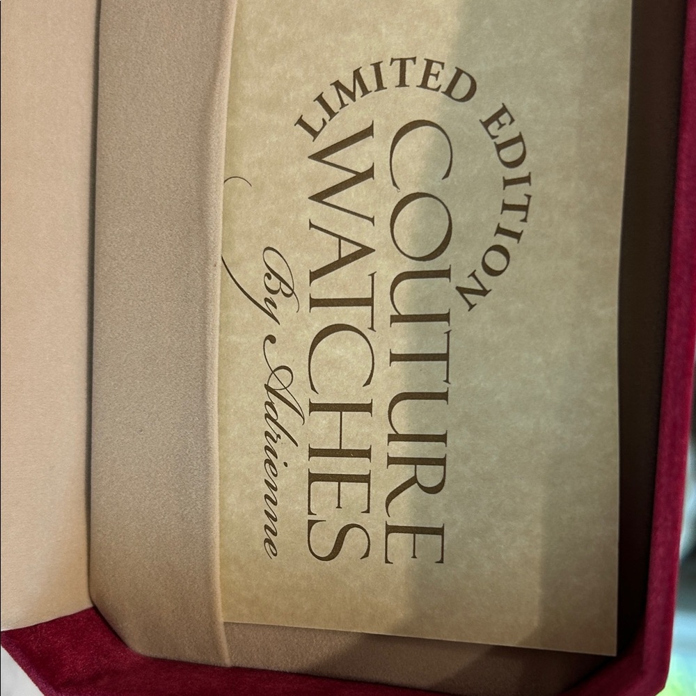 Adrienne Limited Edition Watch with Pink Strap and Silver Accents - Picture 2 of 8